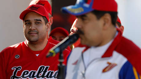 Nicolás Maduro Guerra, hijo del presidente venezolano Nicolás Maduro en Caracas, 28 de enero 2018.