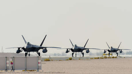 EE.UU. despliega por primera vez sus cazas F-22 en Catar en medio de las tensiones con Irán