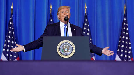 Donald Trump en rueda de prensa tras la cumbre del G20 en Osaka (JapÃ³n), el 29 de junio de 2019.