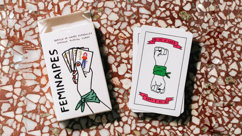 'Feminaipes': el "mazo feminista" de la baraja española creado por argentinos