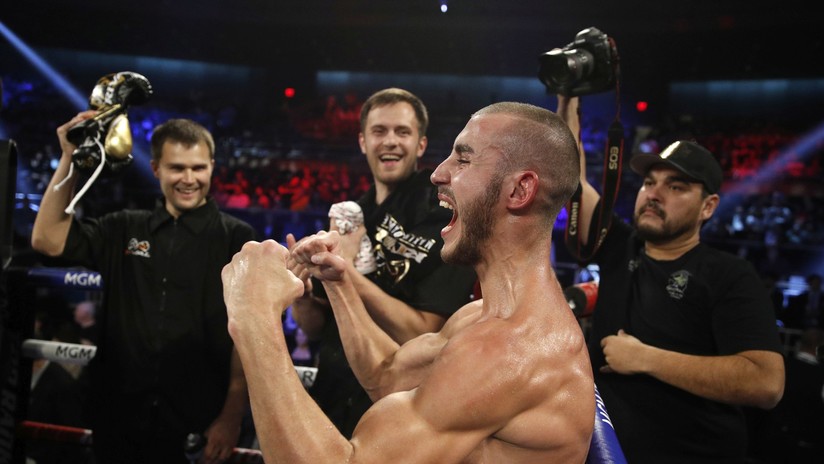El boxeador ruso Maxim Dadashev.
