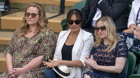 "Me interesaba más Federer": Acusan a un hombre de fotografiar a Meghan Markle en Wimbledon (y resulta que se hacía una selfi)