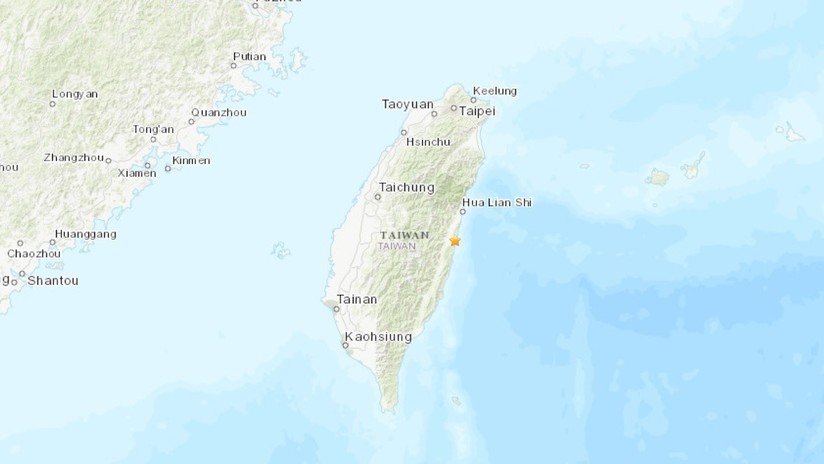 Un sismo de magnitud 5,0 sacude la isla de Taiwán