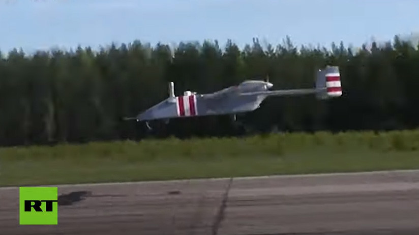 VIDEO: El dron militar ruso Forpost-R levanta el vuelo