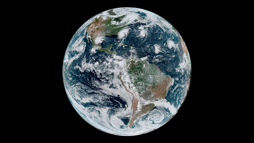 Satélites de la NASA captan desde el espacio a Dorian y otras cuatro potentes tormentas tropicales