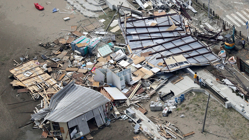 VIDEO, FOTOS: El tifón Faxai golpea Tokio y deja 3 muertos, 50 heridos y casi 1 millón de personas sin electricidad