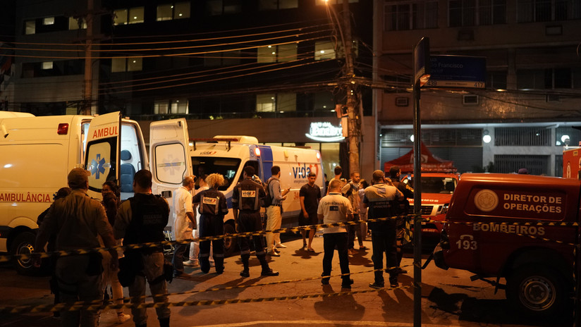 FOTOS: Incendio en un hospital de Río de Janeiro deja al menos 11 muertos