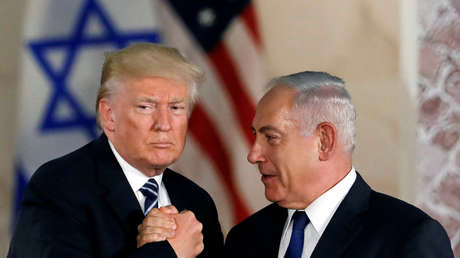 El presidente de EE.UU., Donald Trump, y el primer ministro de Israel, Benjamín Netanyahu