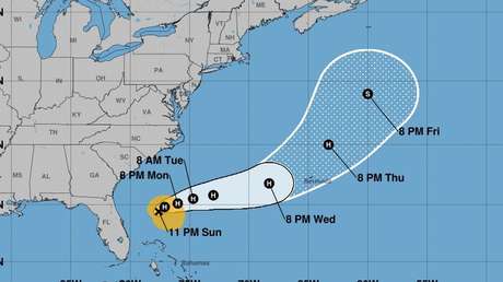 La tormenta tropical Humberto se convierte en huracán y se dirige a las Bermudas