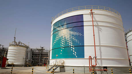 Instalaciones de Saudi Aramco en el yacimiento petrolífero de Shaybah en Arabia Saudita, el 22 de mayo de 2018.