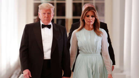 Donald Trump y su esposa Melania durante la visita del primer ministro australiano, Scott Morrison, en la Casa Blanca, el 20 de septiembre de 2019.