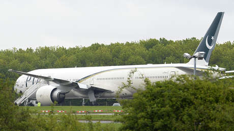 Un avión de la aerolínea Pakistan International Airlines.