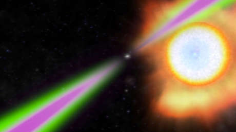 Astrónomos descubren rayos gamma emitidos por un púlsar que rota 707 veces por segundo