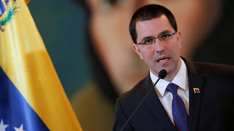 El ministro de Relaciones Exteriores venezolano, Jorge Arreaza.