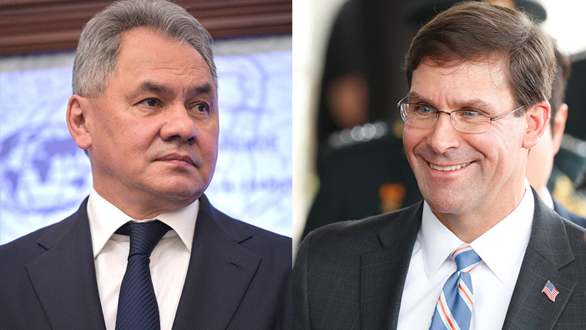 Dialogan titulares de Defensa de Rusia y EE.UU.