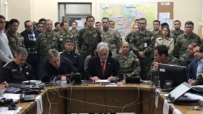 Piñera asegura que Chile está "en guerra contra un enemigo poderoso"