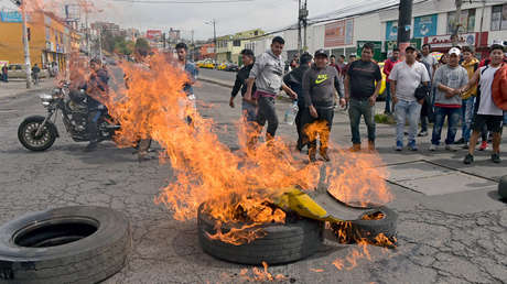 Protestas en Ecuador contra medidas económicas anunciadas por Moreno, 3 de octubre de 2019.