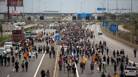 Manifestaciones y cortes de vías: nueva jornada de protestas en Cataluña por la sentencia del 'procés'