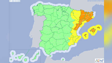Alerta en el mediterráneo: una nueva gota fría dejará lluvias torrenciales en España