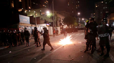 Protestas de los opositores en La Paz, Bolivia, el 21 de octubre de 2019