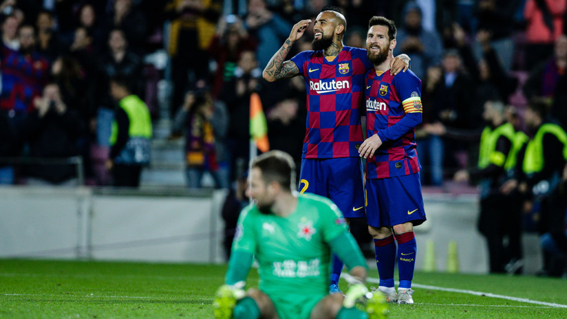 Fuerte acusación contra Messi y el FC Barcelona tras su empate contra el Slavia de Praga - RT en Español