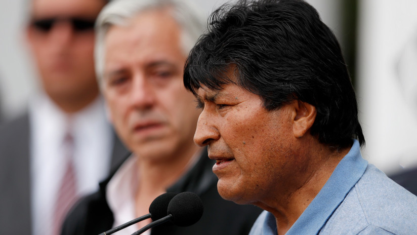 Evo Morales, desde México: 