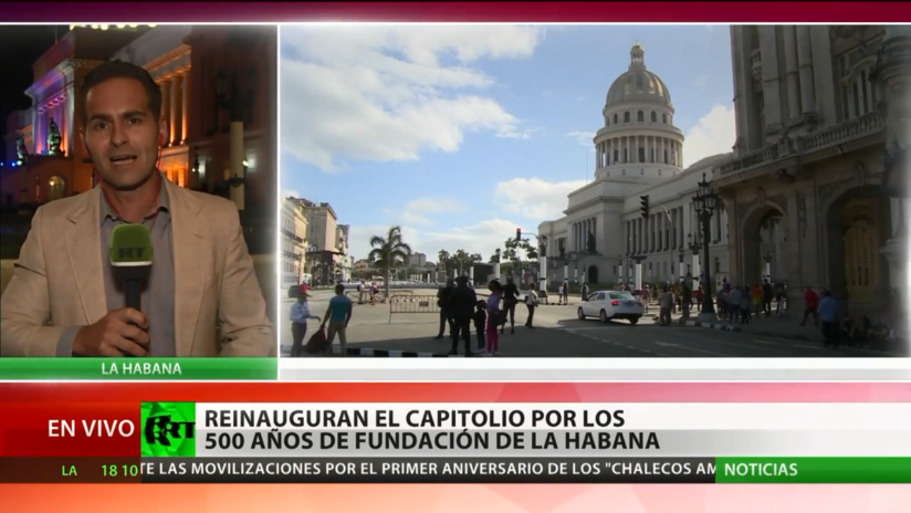 Reinauguran el Capitolio de La Habana por los 500 años de fundación de la ciudad - RT en Español