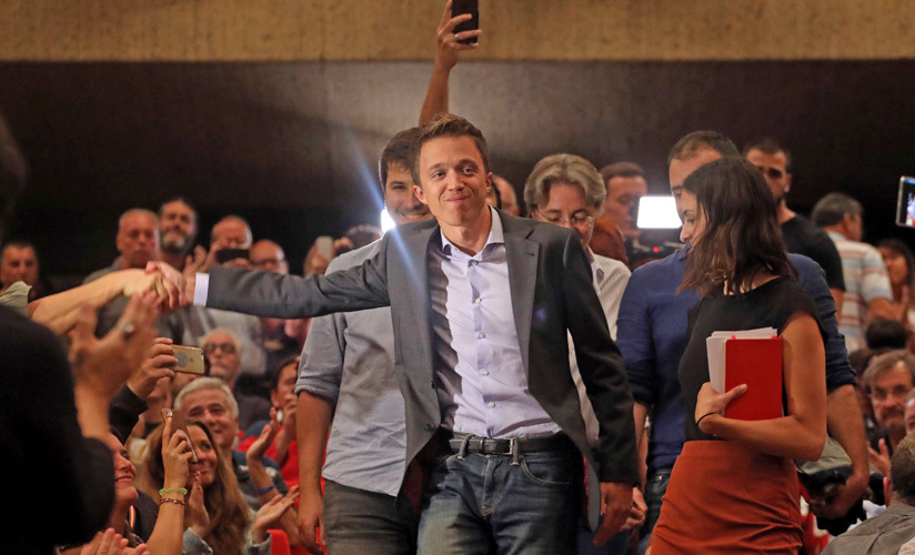Íñigo Errejón presenta su nuevo partido político Más País. 25 de septiembre de 2019.
