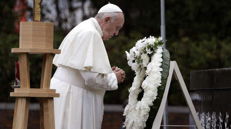 El papa Francisco, en Hiroshima: "La posesión de armas atómicas es inmoral"