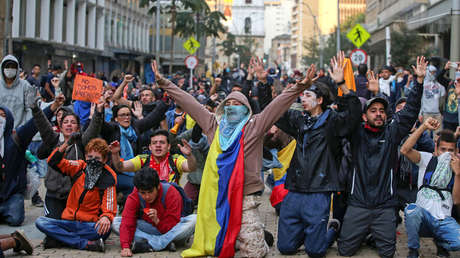 Los líderes de las protestas en Colombia llaman a un nuevo paro el miércoles tras la reunión con Iván Duque