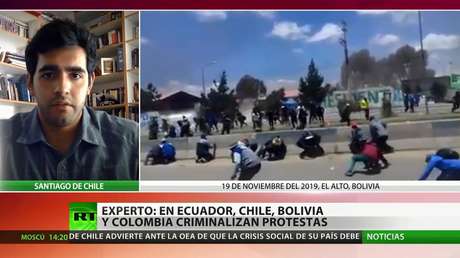 Experto: Los gobiernos latinoamericanos afectados por las protestas buscan criminalizar las manifestaciones sociales