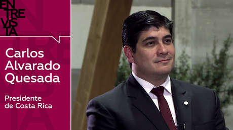 Carlos Alvarado Quesada, presidente de Costa Rica: "Cuanto menor sea el gasto militar, mayor será la paz y la tranquilidad"