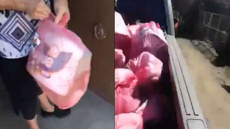 VIDEO: Miembros del CΓ‘rtel Jalisco Nueva GeneraciΓ³n reparten regalos de Navidad en nombre de su lΓder