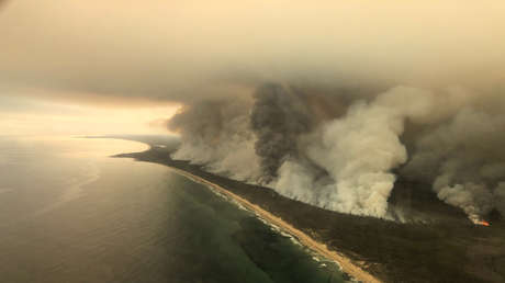 El humo de los incendios de Australia llega a Chile y Argentina