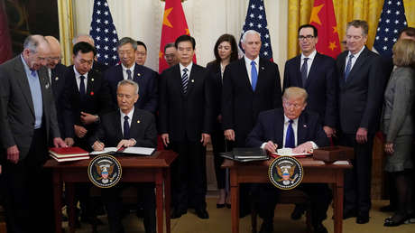 EE.UU. y China firman la 'fase uno' de su nuevo acuerdo comercial