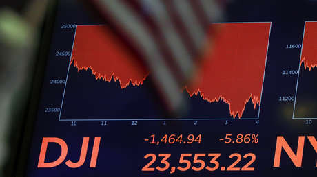 El Dow Jones cae 1.600 puntos en medio de la intensificación de la crisis del coronavirus