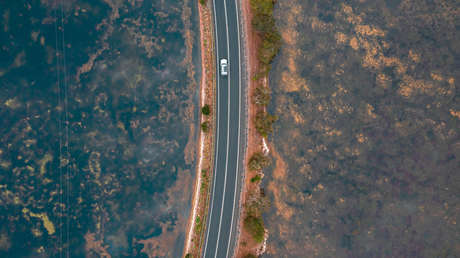 Publican imágenes aéreas de la devastadora sequía en Australia