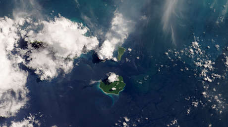 FOTO: Un satélite de la NASA capta una trepidante imagen del Krakatoa en erupción