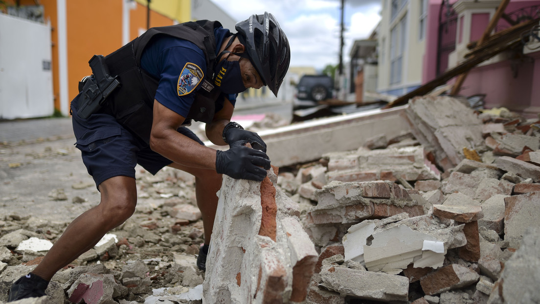 FOTOS Un sismo de magnitud 5,4 sacude el sur de Puerto Rico y provoca