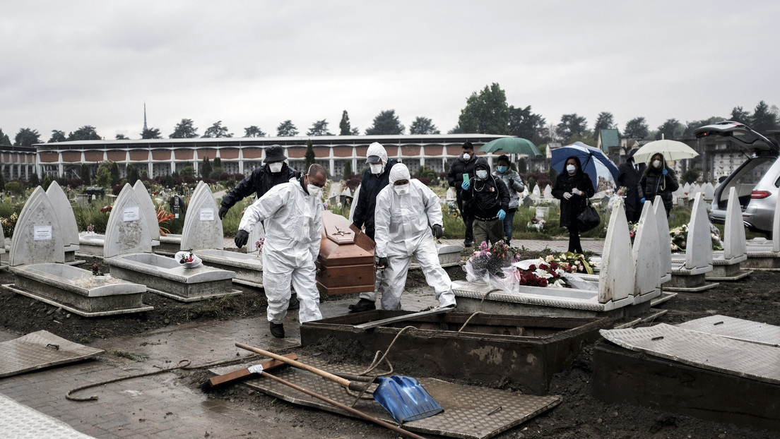 Las muertes en Italia aumentaron casi un 50 en marzo en comparación Las muertes en Italia aumentaron casi un 50 en marzo en comparación