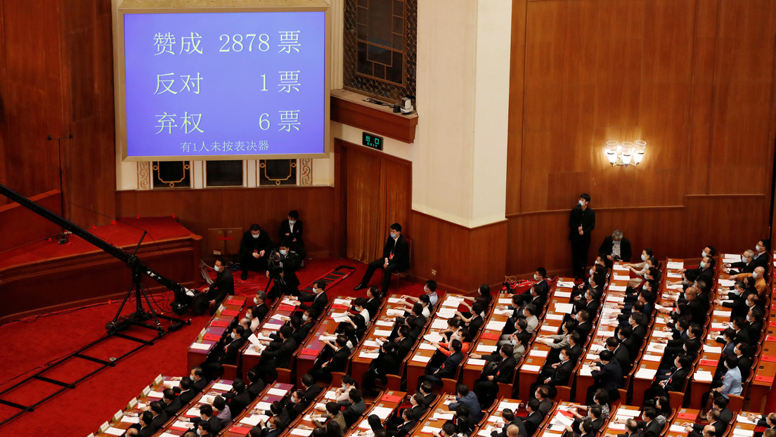 El Parlamento de Сhina aprueba la ley de seguridad para Hong Kong, pese a las amenazas de Trump