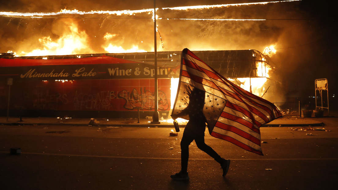 Trump, sobre los disturbios en Mineápolis: 