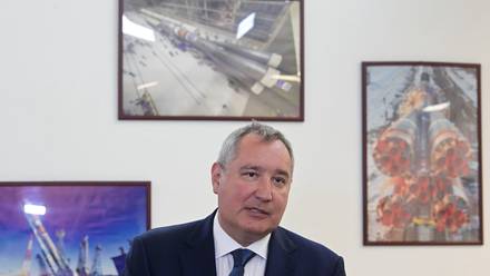 El jefe de la agencia espacial rusa Roscosmos, Dmitri Rogozin.