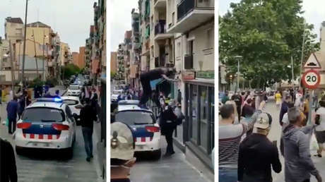 Una multitudinaria pelea en España involucra a 100 vecinos de un barrio de Badalona y a decenas de policías