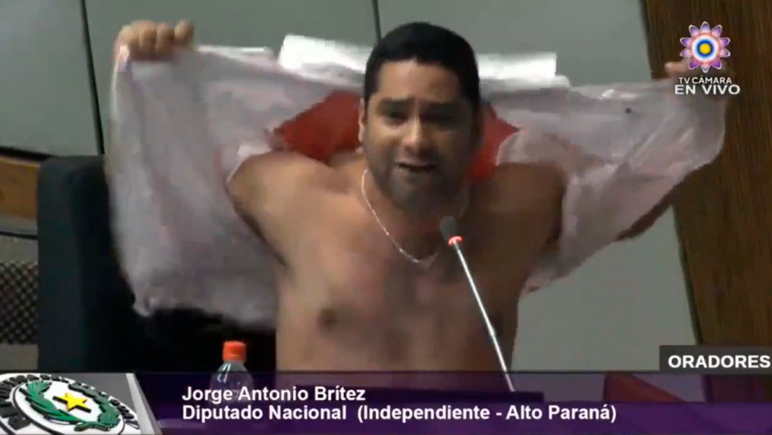 VIDEO: Un diputado paraguayo se arranca la camisa en plena sesión ...