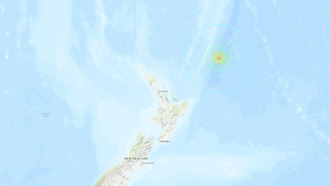 Se registra un fuerte sismo de 7,4 frente a la costa de Nueva Zelanda
