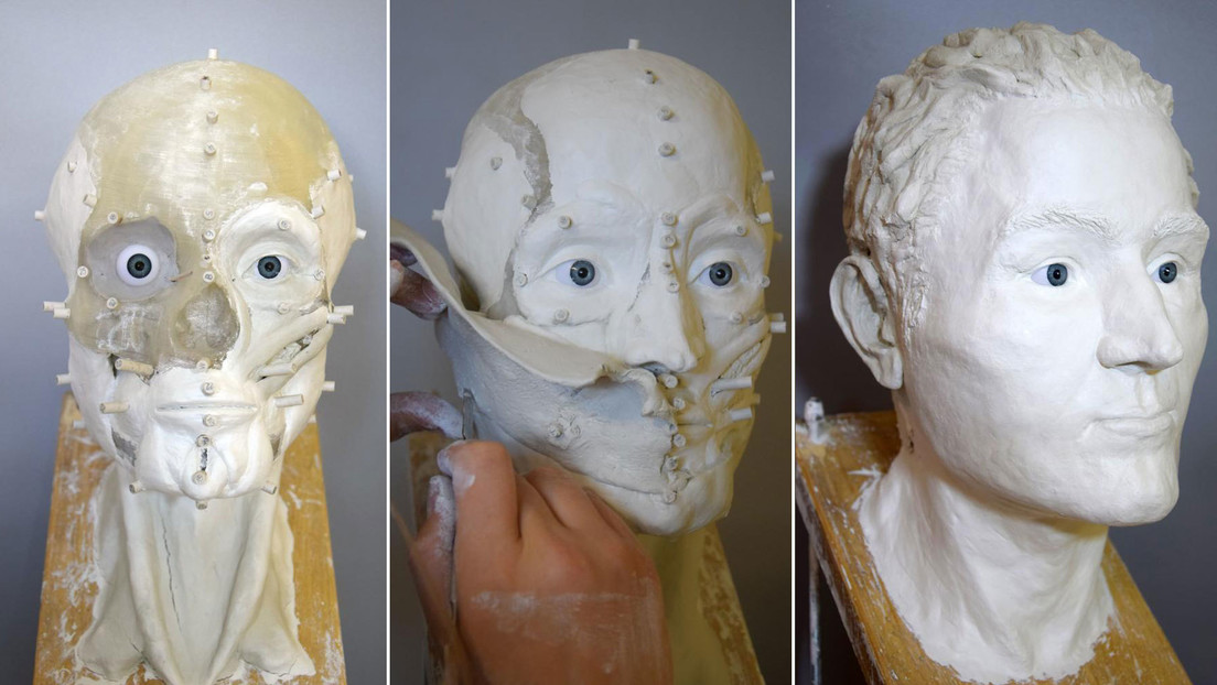 Reconstruyen el rostro de un hombre a partir de un cráneo de 500 años de antigüedad que fue encontrado en un cementerio oculto (FOTOS)