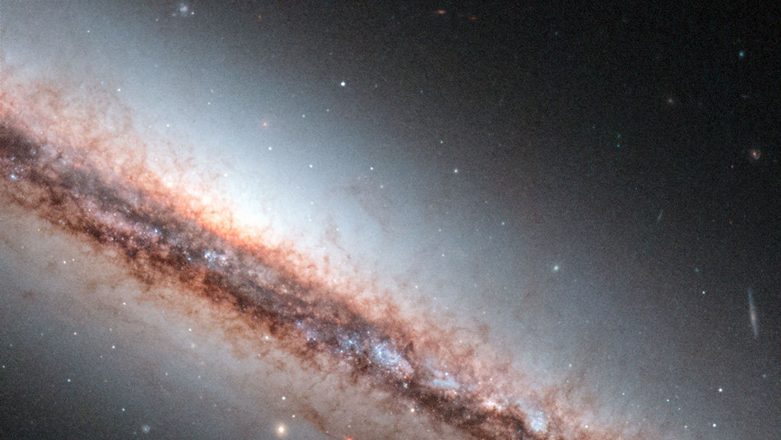 Así es como se ve el enorme campo magnético de una galaxia espiral