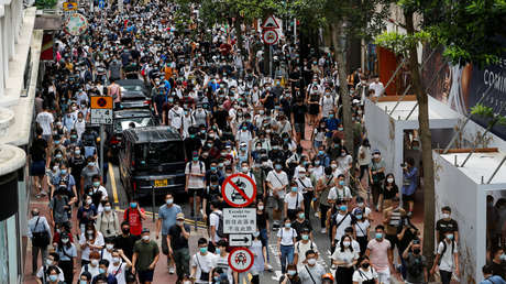 Pompeo acusa a Pekín de imponer una "censura orwelliana" en Hong Kong