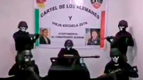 "Entweder stellen sie sich an oder sie sterben": Das mexikanische Kartell Los Alemanes sendet ein Video mit ernsthaften Bedrohungen für rivalisierende Gruppen und die Behörden